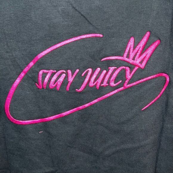 Juicy Couture Crown Tee in Licorice (M) - Picture 8 of 10